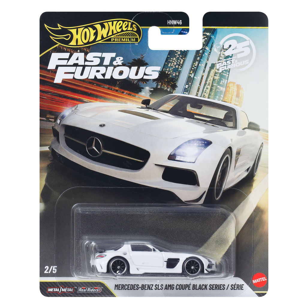 Hot Wheels Premium Fast & Furious Mercedez-Bens SLS AMG Coupé Black Series