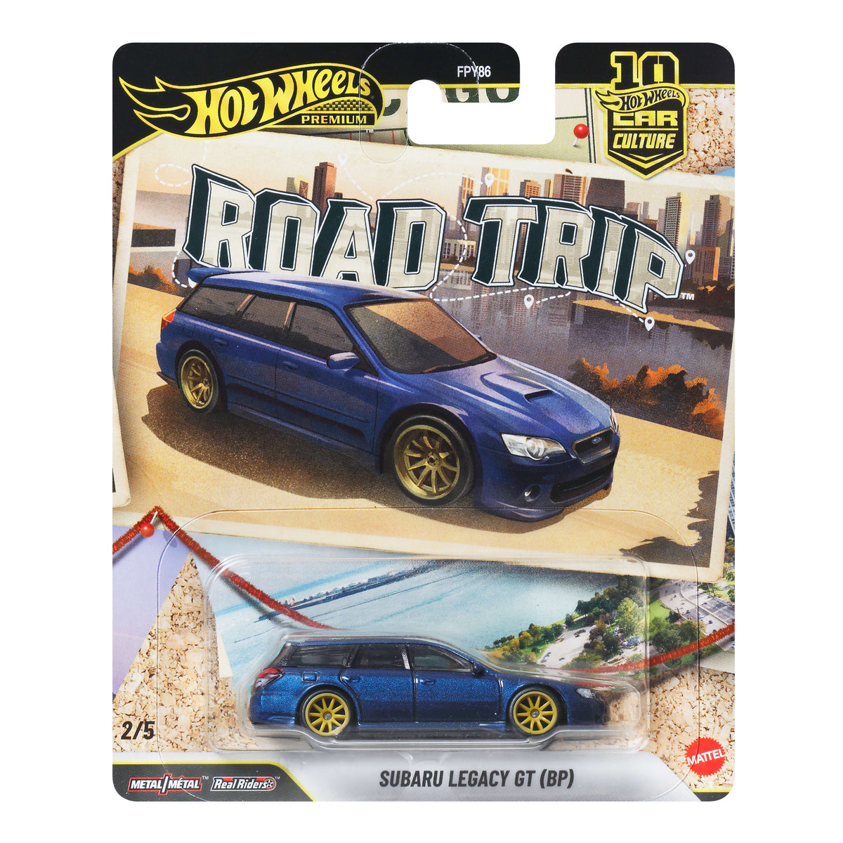 Hot Wheels Premium Car Culture Road Trip Subaru Legacy GT (BP)