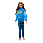 Barbie Holiday Sweater Doll with Brunette Wavy Hair
