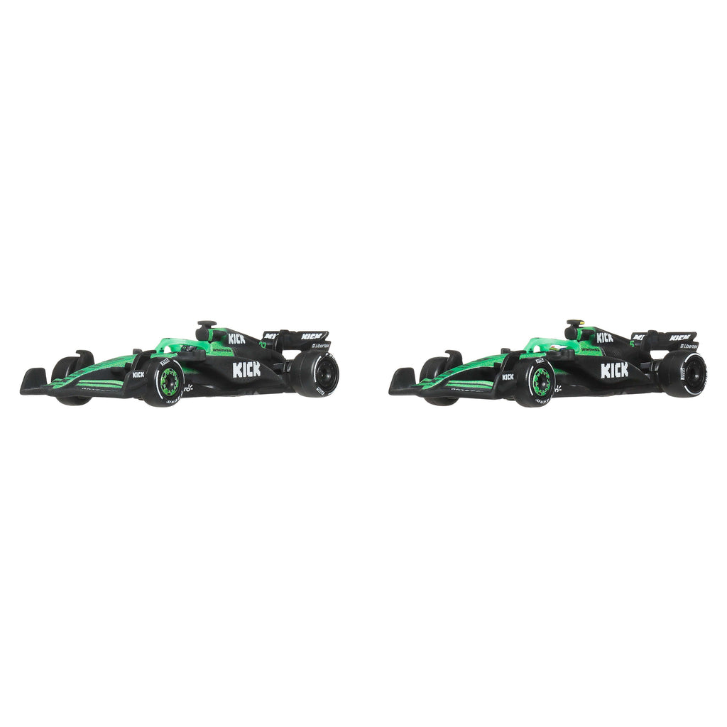 Hot Wheels Premium KICK Sauber 2025 Formula 1® Team #27 Nico Hülkenberg & Team #5 Gabriel Bortoleto