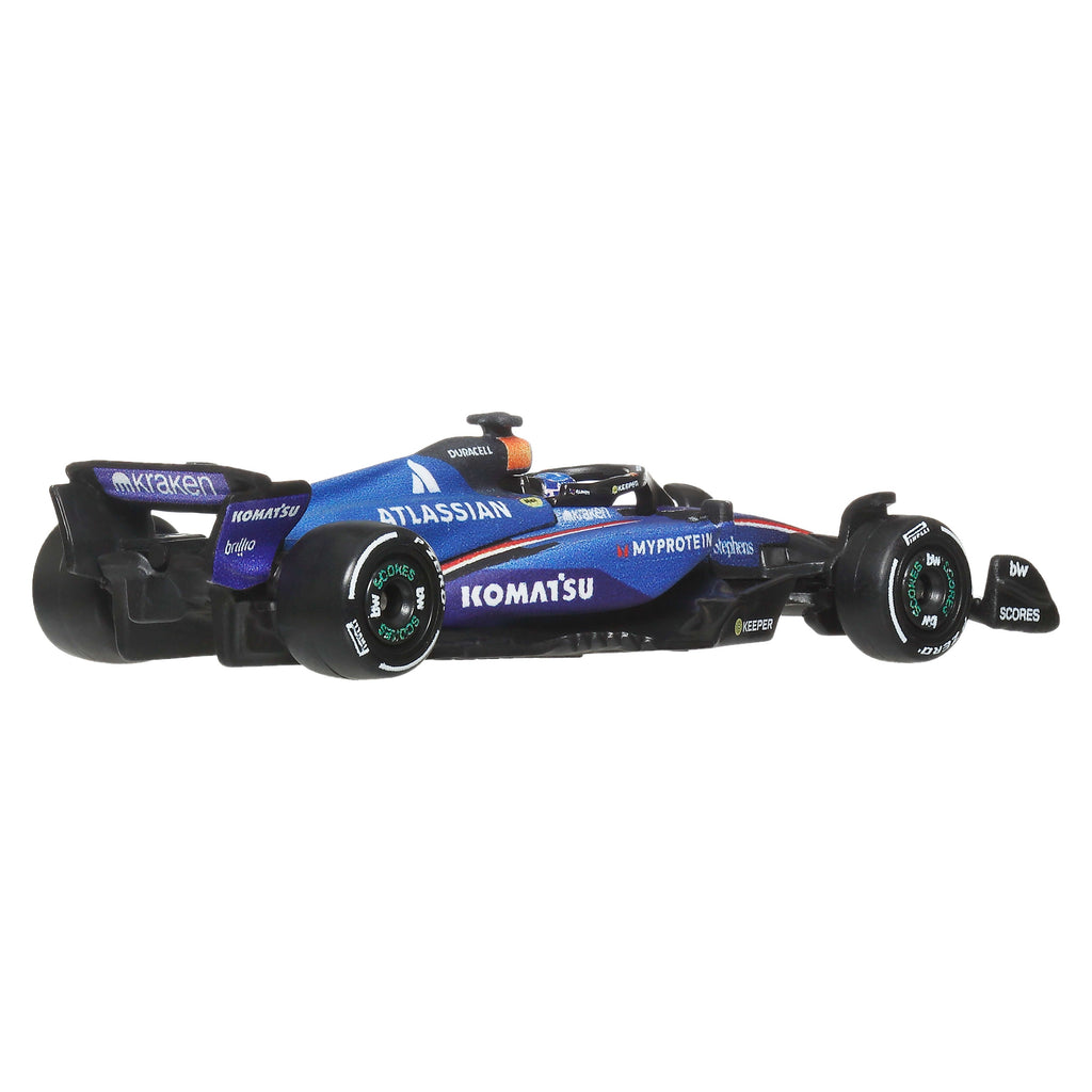 Hot Wheels Premium Atlassian Williams Racing 2025 Formula 1® Team #23 Alex Albon & Team #55 Carlos Sainz