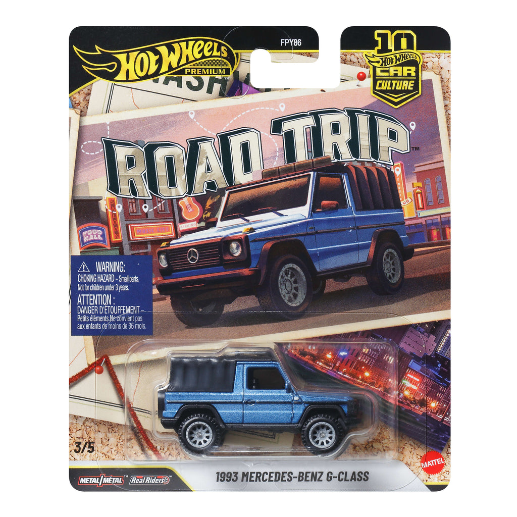 Hot Wheels Premium Car Culture Road Trip 1993 Mercedes-Benz G-Class
