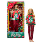 Barbie Holiday Sweater Doll with Long Blonde Hair