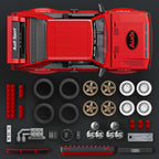 Mattel Brick Shop Hot Wheels '84 Audi Sport quattro Building Set