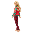 Barbie Holiday Sweater Doll with Long Blonde Hair