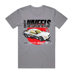 Hot Wheels in Katakanai Grey T-Shirt