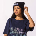 Monster High Black Cuffed Beanie