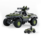 Mattel Brick Shop Hot Wheels Halo UNSC M12 Warthog Building Set