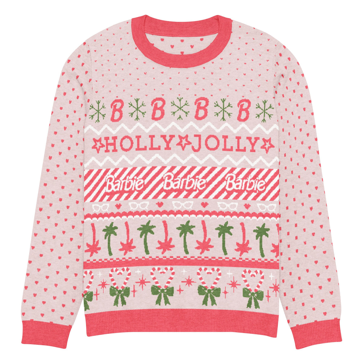Barbie Holly Jolly Pink Ugly Sweater