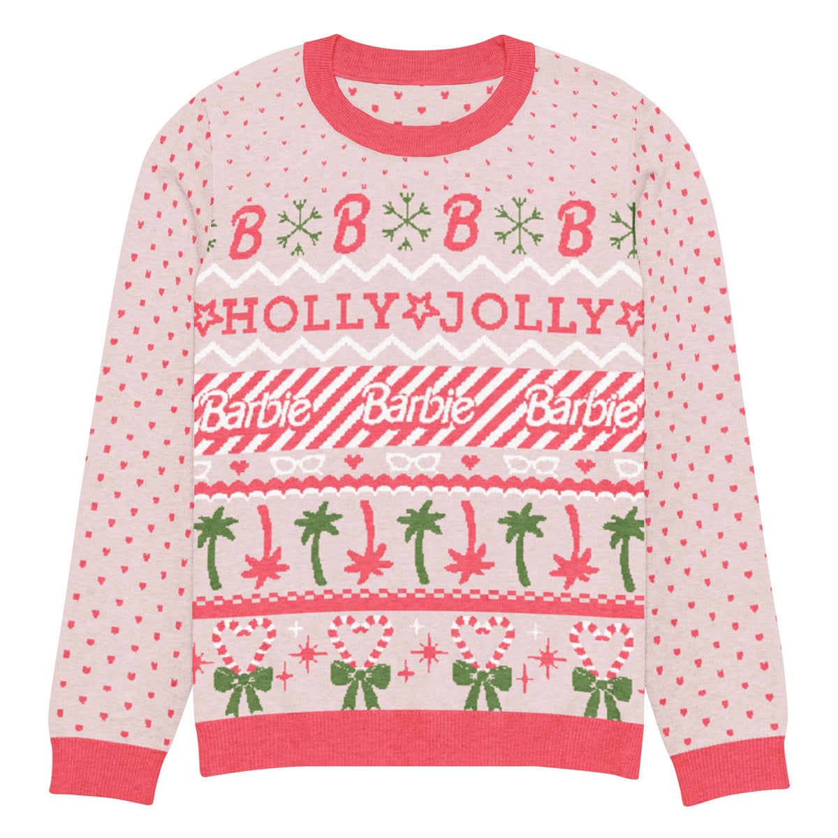 Barbie Holly Jolly Pink Ugly Sweater