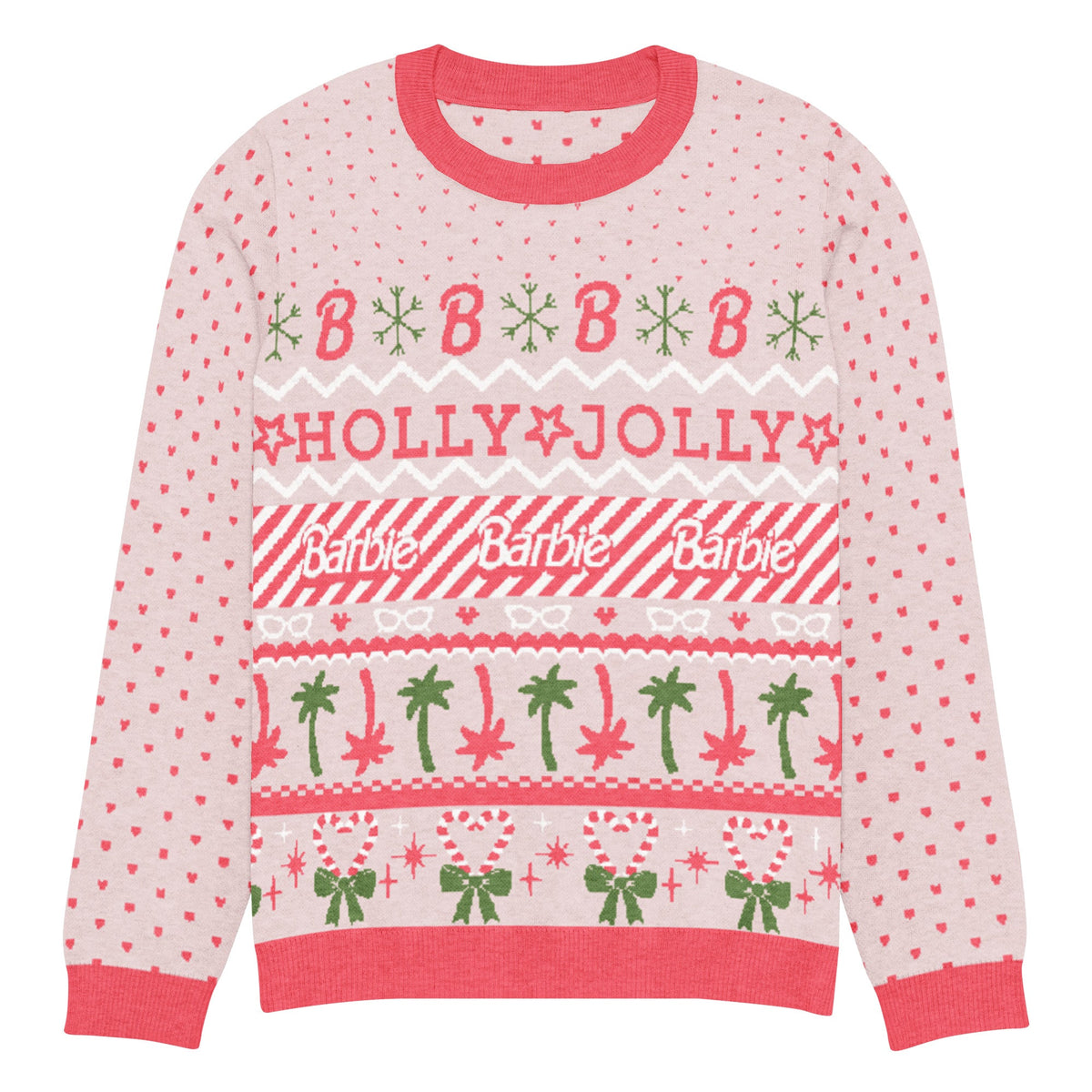 Barbie Holly Jolly Pink Ugly Sweater