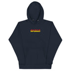 Hot Wheels in Katakana Navy Embroidered Hoodie