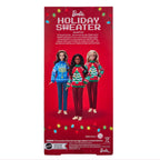 Barbie Holiday Sweater Doll with Long Brunette Hair