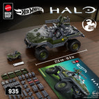 Mattel Brick Shop Hot Wheels Halo UNSC M12 Warthog Building Set