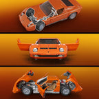 Mattel Brick Shop Hot Wheels Lamborghini Miura P400 SV Collectible Building Set