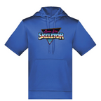 Masters of the Universe Gym Bro Skeletor Blue Short Sleeved Hoodie