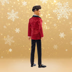 Barbie Signature 2026 Holiday Ken Doll with Black Hair