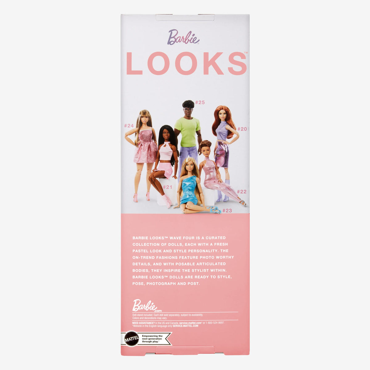 Barbie Looks Doll #22 (Petite, Short Auburn Hair)