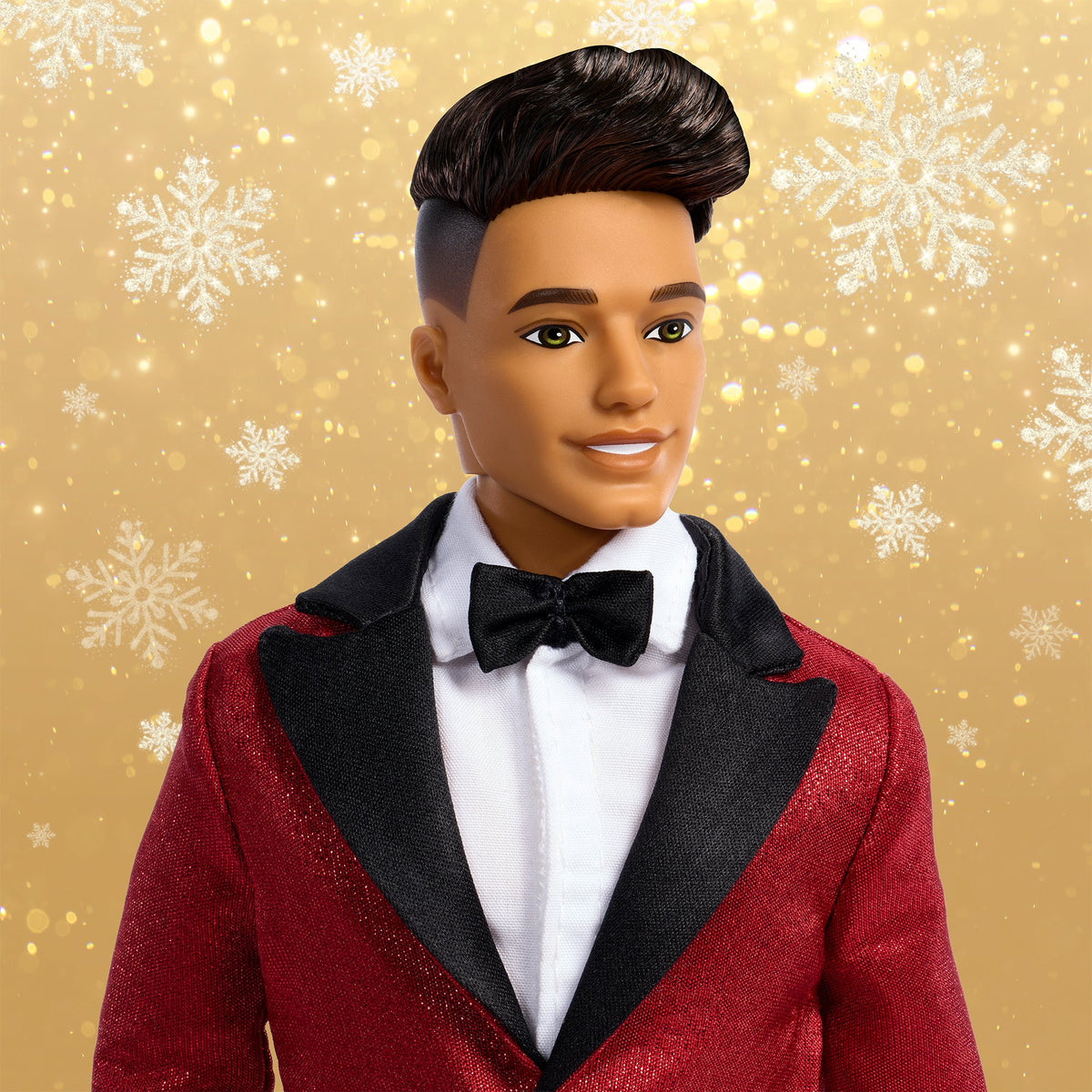 Barbie Signature 2026 Holiday Ken Doll with Black Hair
