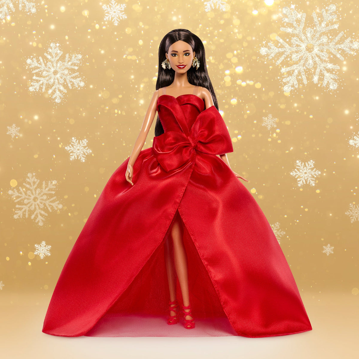 Barbie Signature 2026 Holiday Barbie Doll with Brown Hair