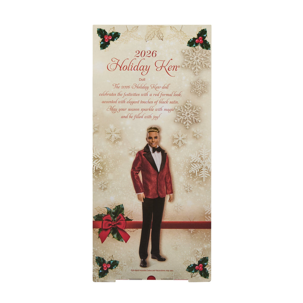 Barbie Signature 2026 Holiday Ken Doll with Blonde Hair