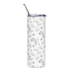 Hot Wheels x Kenny Scharf White Tumbler