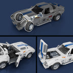 Mattel Brick Shop Hot Wheels Corvette Grand Sport Building Set