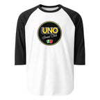 UNO Social Club White Raglan Tee