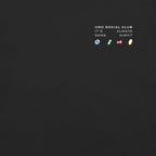 UNO Social Club Rules Black T-shirt