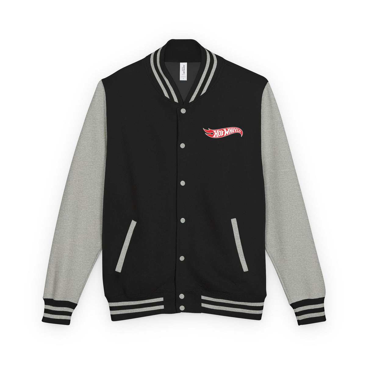 Hot Wheels Logo Black Varsity Jacket