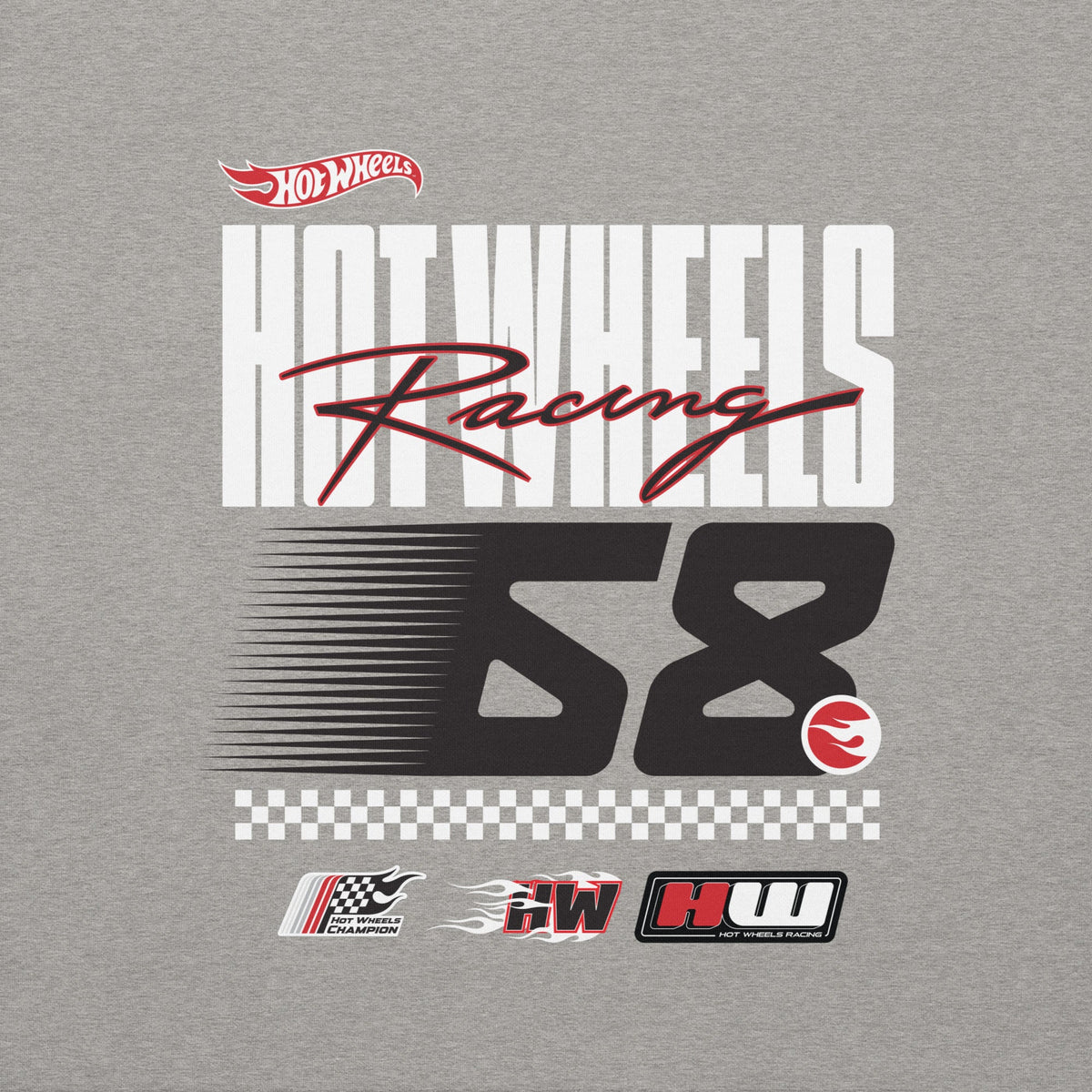 Hot Wheels Racing Grey Hoodie