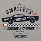 Matchbox The Movie Smalley's Garage & Salvage Gray Hoodie