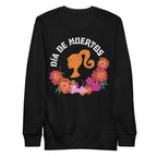 Barbie Día de Muertos Floral Black Sweatshirt