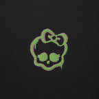 Monster High Lunar Glow Logo Embroidered Black Sweatshirt