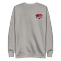 Hot Wheels Checkered Hearts Embroidered Grey Sweatshirt