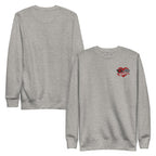 Hot Wheels Checkered Hearts Embroidered Grey Sweatshirt