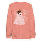 Barbie Peaches 'n Cream Embroidered Peach Sweatshirt