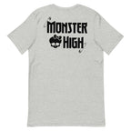 Monster High Brooch Embroidered Grey T-Shirt