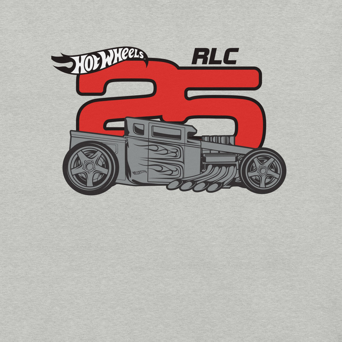 Hot Wheels 2025 RLC Membership Grey T-Shirt