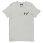 Monster High Brooch Embroidered Grey T-Shirt