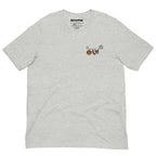Monster High Brooch Embroidered Grey T-Shirt