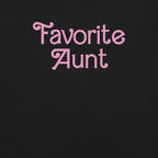 Barbie Favorite Aunt Black T-Shirt