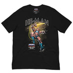 Masters of the Universe Laser Power He-Man Black T-shirt