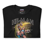 Masters of the Universe Laser Power He-Man Black T-shirt