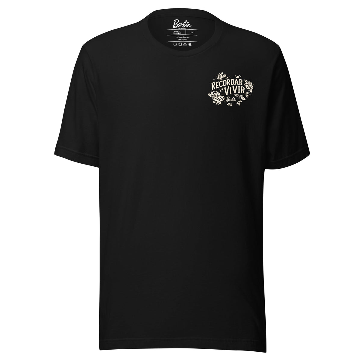Barbie Día de Muertos Ken Recordar es Vivir Black T-shirt