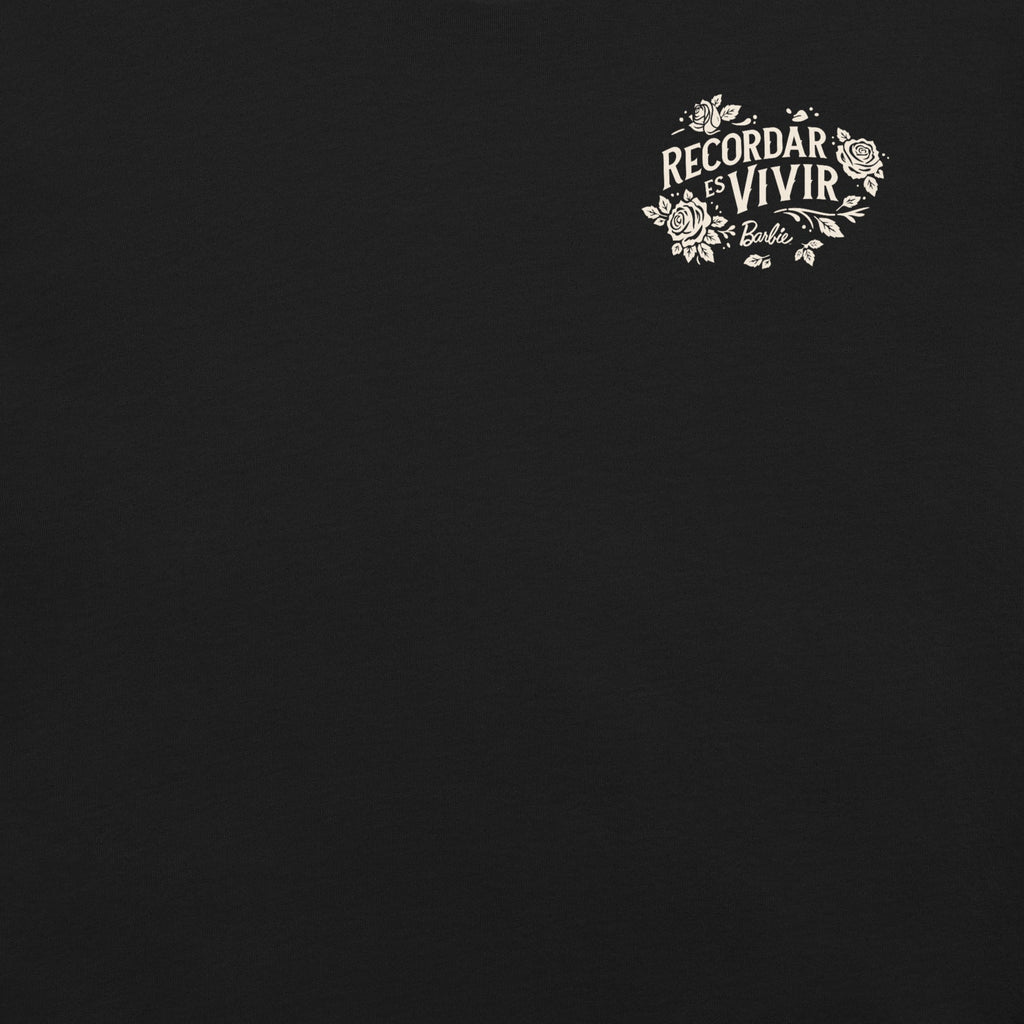 Barbie Día de Muertos Ken Recordar es Vivir Black T-shirt