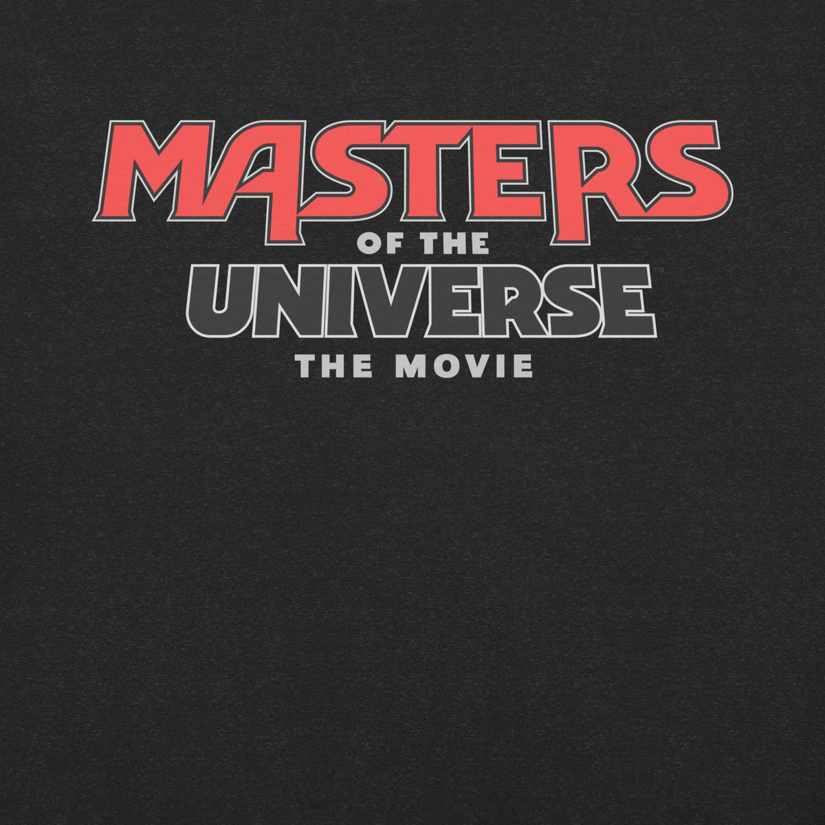 Masters of the Universe The Movie Logo Black T-Shirt