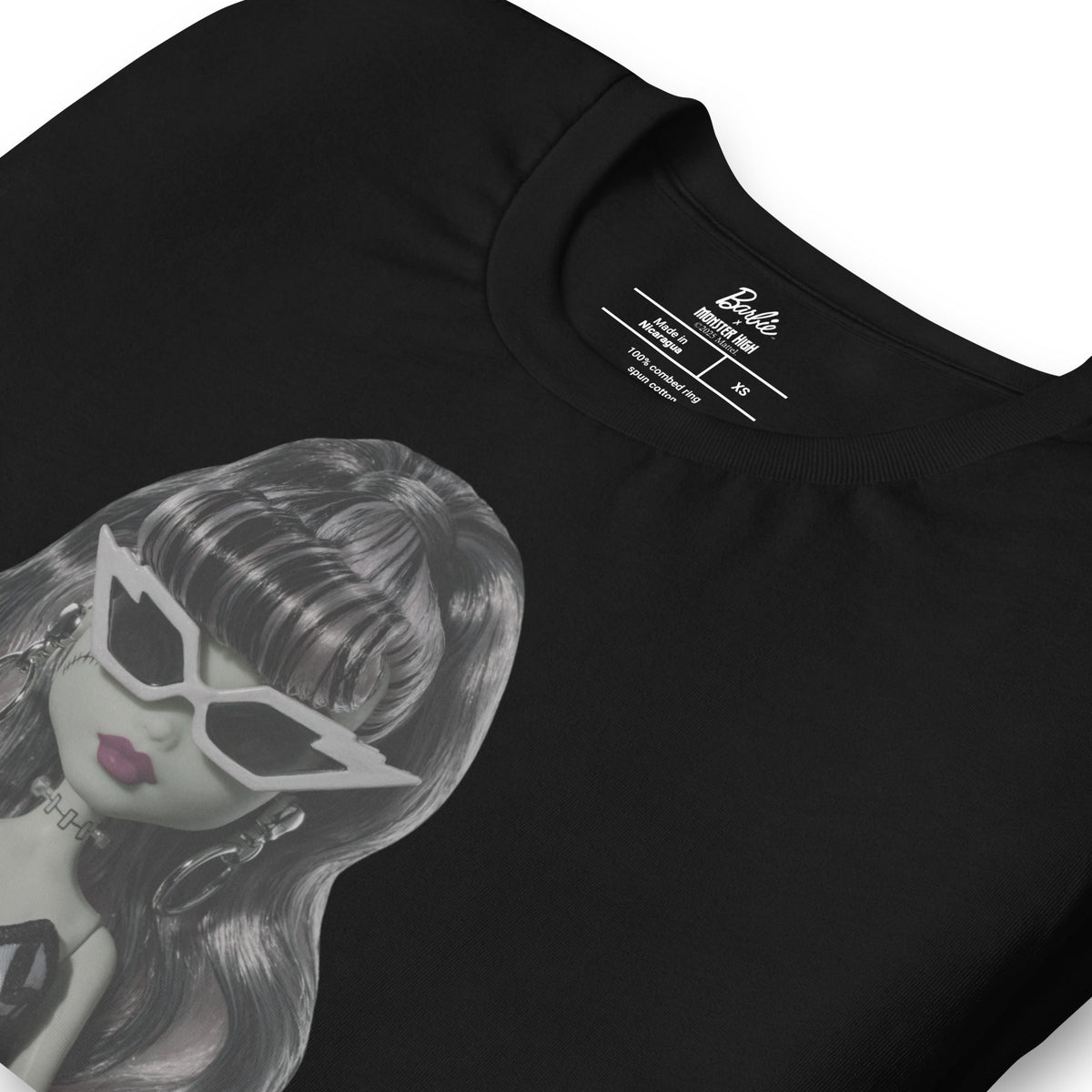Monster High Barbie Frankie Barbie Black T-shirt
