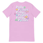 Polly Pocket Icons Embroidered Pink T-Shirt