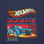 Hot Wheels in Katakana Navy T-Shirt